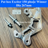 Pat heo Exciter 150 phuộc Winner dĩa 267mm
