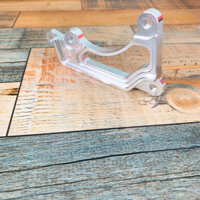 Pát heo rembo 2pis gắn cho PCX 160 đĩa 220mm_Bát CNC nguyên khối sáng bóng