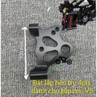 pát heo sau 4 piston trụ đứng dành cho gắp cnc v5,gắp Qs moto xe điện ( lắp heo dầu 4 piston trụ đứng)