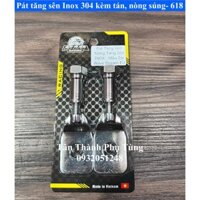 Pát tăng sên inox 304 kèm tán, nòng súng cho xe Wave, Dream, Future - 618 đồchơixe
