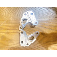 Pát Trước Ex150/155 4pis nhôm nguyên khối gắn dĩa 245mm lên heo dầu ADILEN, Frando, Brem