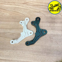 Pát trước Raider/Satria đĩa 290/295 xài heo 2 Piston đối xứng màu đen và trắng