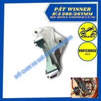 Pát trước Raider/Satria đĩa 290, 295 xài Heo NIssin moto 3 làm bằng nhôm CNC nguyên khối