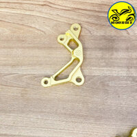 Pát trước Sirius dĩa 260mm xài heo 2 Piston đối xứng màu vàng 18k