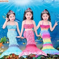 Patavinity Nàng Tiên Cá Đồ Bơi, Đầm Bơi Đuôi Cá Bơi Bộ Đồ Bơi, Đầm Công Chúa Ngọt Ngào Thiết Kế Thời Trang Quần Áo Đi Biển Mùa Hè Mặc Bé Gái