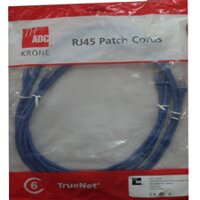 Patch cord cat5 hãng Krone, dây nhảy cat5 Krone dài 5m( 568A - 5m (XX=94: Grey, XX=39: Blue, XX=97: Orange)