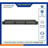 Patch panel 24 cổng cat6 FTP chống nhiễu hãng COMMSCOPE/AMP - NEW