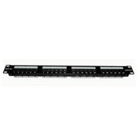 Patch panel 24 port CAT.5E 19" rackmount Dintek (1402-03019)