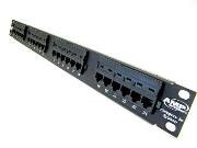 Patch panel 24 port CAT5E AMP