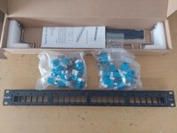 Patch Panel 24 port CAT6 BTON 70406446 CPP-UDDM-SL-1U-24