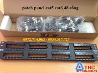 Patch Panel 48 cổng, AMP UTP Cat 6 1375015-2 chính hãng