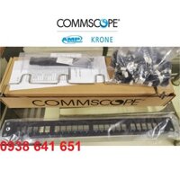 Patch panel cat5e 24 port AMP (Commscope) 1479154-2 / CPP-UDDM-SL-1U-24 có CO,CQ
