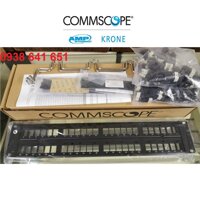 Patch panel Cat5e 48 port AMP (Commscope) 1479155-2 CPP-UDDM-SL-2U-48 có CO, CQ