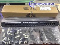 Patch panel Cat5e chính hãng AMP 24 port