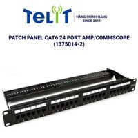 Patch panel Cat6 24 port AMP/Commscope (CPP-UDDM-SL-1U-24 & 1375055-2)
