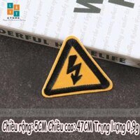 Patch ủi quần áo, Sticker miếng dán đồ phong cách biển cảnh cáo dễ thương, tạo chú ý - 5