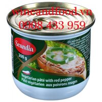 Pate chay Canada vị tiêu đỏ Scandia 200g