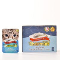 Pate Cherman cho mèo trên 1 tuổi vị Cá thu