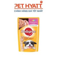 Pate Cho Chó Con Vị Gà Nấu Sốt PEDIGREE 5 SIGNS OF HEALTH Puppy Chicken Flavour in Gravy