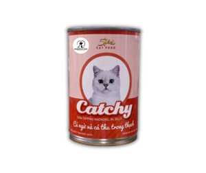 Pate cho mèo Whiskas Mackerel lon vị cá thu và cá mòi - 400 gram