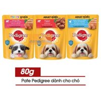 Pate Chó PEDIGREE Adult/Puppy - 80gr - Nhiều vị