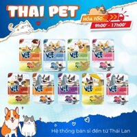 Pate Chó Vif 75gx12 gói Thịt cá thật xé nhỏ, dễ ăn , nhiều dinh dưỡng, dưỡng lông