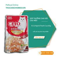 Pate Ciao vị Cá ngừ & Thanh cua cho mèo – 60g