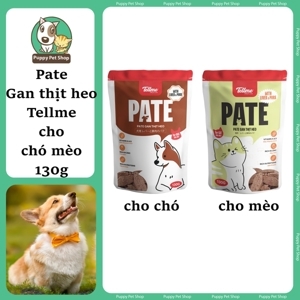 Pate gan thịt heo cho mèo Tellme 130gr