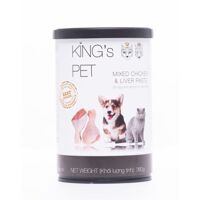 Pate Hỗn hợp Gà King’s Pet lon 380gr – Thức ăn cho chó mèo