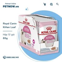 Pate mèo Royal Canin Kitten Loaf 85g - Hộp 12 gói