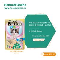 Pate Nekko Kitten vị Cá Ngừ cho mèo con – 70g