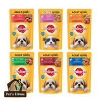 Pate Pedigree thức ăn mềm ướt bổ sung chất dinh dưỡng cho chó con, chó lớn Thái Lan gói 130g