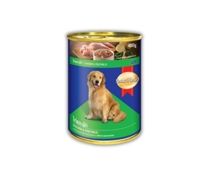 Pate Smartheart lon vị bò và cưu cho chó 400gr