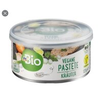 Pate thuần chay hữu cơ vị thảo mộc Dmbio (125g)