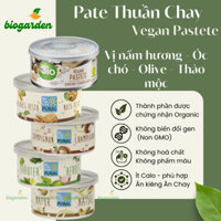 Pate thuần chay Organic thảo mộc rau củ Nấm hương - Óc chó - Hạt điều -Oliu 125g Pural - Ăn Chay - Ăn kiêng - BioGarden