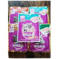 Pate whiskas cho mèo 85gr thùng 24 gói