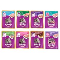 Pate whiskas gói 80g x 28 gói (mix mùi)