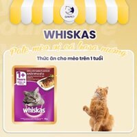 PATE WHISKAS MÈO CON 1+Vị cá basa nướng