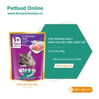 Pate Whiskas vị Cá Thu cho mèo – 80g