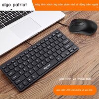 Patriot Máy Tính Sôcôla Bàn Phím Chuột Có Dây Để Xách Tay Bên Ngoài Mini Nhỏ