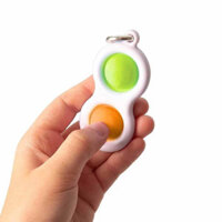 Pattern Finger Bubble Music Key Chain Decompression Can Press the Practice Board Decompression Press Key Pendant