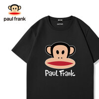 Paul Frank / Paul Frank Áo thun ngắn tay Mỹ 2024 Phong cách mới Mùa hè nguyên chất Cotton in hình phong cách Unisex