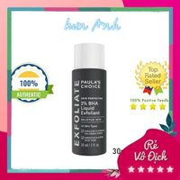 Paula's Choice Skin Perfecting 2% BHA Liquid Dung Dịch Loại Bỏ Tế Bào Chết Hóa Học, Giảm Mụn Ẩn (MiniSize 30ml) - Kunanh
