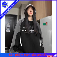 Paulweekend Áo len không mũ trùm đầu màu đen Thiết kế nam Phong cách Hồng Kông Áo thun dài tay mùa thu hàng đầu