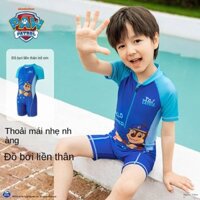 PAW Patrol Children's Swimsuit Boys 2024 Summer New Swimwear Baby One-Piece Swimming Suit Sun Protection by the Sea c7N7