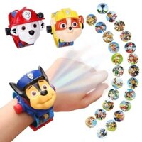 Paw Patrol Đồ Chơi Bộ 3D Chiếu Đồng Hồ Kỹ Thuật Số Chó Con Patrulla Canina Anime Nhân Vật Hành Động Mô Hình Đồ Chơi Đuổi Theo Kid Quà Tặng