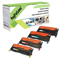 PayForLess 4PK CLT-407S CLT-K407S CLT-C407S CLT-M407S CLT-Y407S Toner for Samsung CLX-3185FW CLX-3185N CLX-3185 CLP-325W CLP-325 CLP-320 CLP-320N C...