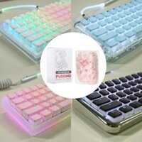 PBT Pudding  108 KeysDoubleshot Keycap Set for PC Gaming - Pink