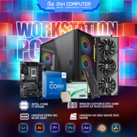 PC Adobe Workstation 3D i7-13700K TRAY – RTX 4080 SUPER 16 GB OC, RAM 32 GB DDR4 & SSD 512 GB NVMe