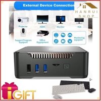PC BOX Mini Dual HDMI Intel® Gemini Lake J4125 Ram8G Rom128Gb + Tặng combo chuột bàn phím không dây 🖥🖥